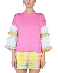 Moschino - Ruffles Jersey - Lyst