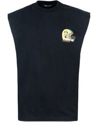Barrow - Carrow Canotta Boxy Nera Con Timpa - Lyst