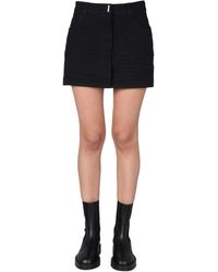 Givenchy - 4G-Jacquard Skirt - Lyst