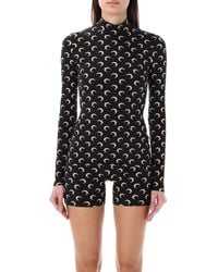 Marine Serre - Top con estampado de lunas crecientes - Lyst
