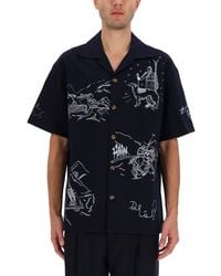 Drole de Monsieur - Shirt With Embroidery - Lyst