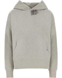 Prada - Oversized Cotton Mélange Sweatshirt - Lyst