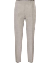 PT Torino - Gioia Stretch Virgin Wool Trousers - Lyst