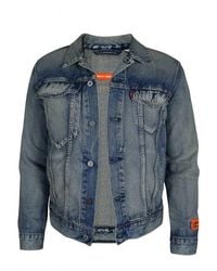 Heron Preston - Vintage Denim Trucker Jacket - Lyst