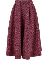 Alessandra Rich - Tweed Rok - Lyst