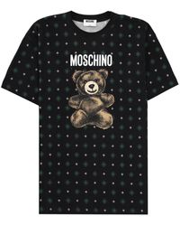 Moschino - Graphic Crew Neck T-Shirt - Lyst