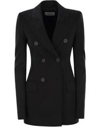 Sportmax - Frizzo Scuba Jersey Blazer - Lyst