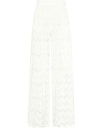 Vilebrequin - Openwork Knit Palazzo Trousers - Lyst