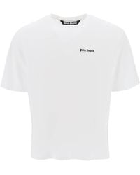 Palm Angels - Weiß Maßgeschneiderte Crew Neck T -shirt - Lyst