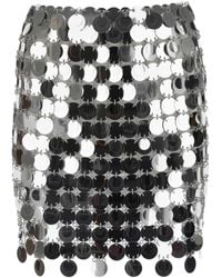 Rabanne - Maxi Sequins Mini Skirt - Lyst