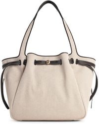 Tory Burch - Large 'Romy Canvas Tote' Cotton Bag - Lyst
