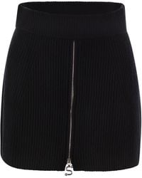 Sportmax - Refolo Rok Van Wol En Kasjmier - Lyst