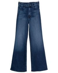 Mother - The Hustler Roller Sneak Jeans Mit Wascheffekt - Lyst