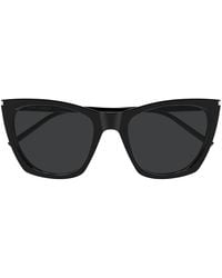 Saint Laurent - Kate Thin Sonnenbrille - Lyst