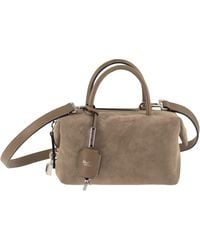 Max Mara - Holdallssuede Suede Calfskin Bag - Lyst