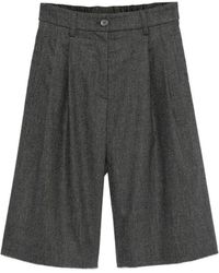 Emporio Armani - Flannel Shorts - Lyst