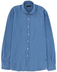 Fay - Denim Shirt - Lyst