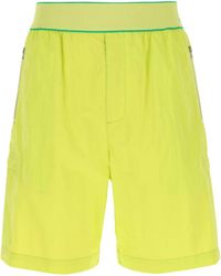 Bottega Veneta - Acid Nylon Bermuda Shorts - Lyst