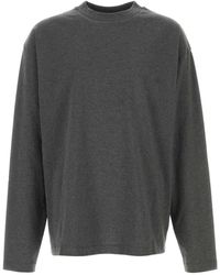 Fear Of God - Dark Grey Cotton T-shirt - Lyst