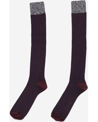 ANT45 - Cotton Socks With Vertical Stripes - Lyst