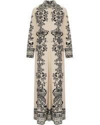 PAHIESA FORMENTERA - Ecru Shirt Dress - Lyst
