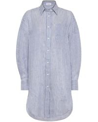 Brunello Cucinelli - Blouse Met Monili Afwerking - Lyst