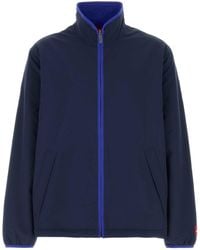 The North Face - Navy Blue Nylon Reversible Jacket - Lyst