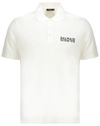 Balmain - Polo De Algodón - Lyst