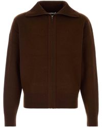 Entire studios - Chocolate Stretch Cardigan - Lyst