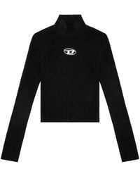 DIESEL - M-Valari-Tn Rib-Knit Top - Lyst