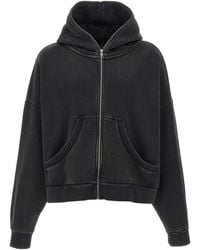 Entire studios - Eternal Zip Washed Sweatshirt - Lyst