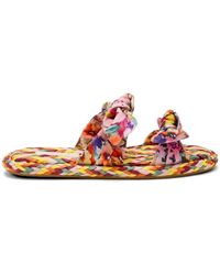 Zimmermann - Carousel Linen Sandals - Lyst