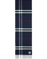Burberry - 'Mu Giant Check' Cashmere Scarf - Lyst
