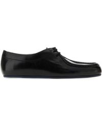 Jil Sander - Leather Hood Lace Up Shoes - Lyst