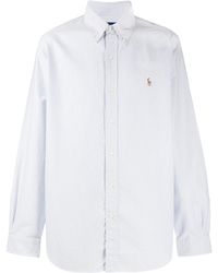 Polo Ralph Lauren - Slim-Fit Oxfordhemd mit Streifen - Lyst