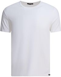 Tom Ford - White Stretch Cotton T -shirt - Lyst