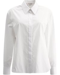 Alexander McQueen - Classic Shirt Shirts Bianco - Lyst
