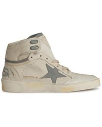 Golden Goose - Golden Gans 'Sky Star' weiße Lear -Sneaker - Lyst