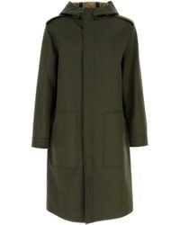 Valentino Garavani - Army Cotton Trench Coat - Lyst