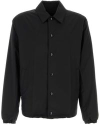 Prada - Wool Blend Jacket - Lyst