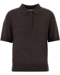 Loulou de Saison - Migo Fine Short-Sleeve Polo - Lyst