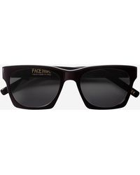 FACE HIDE - Logo Sunglasses - Lyst