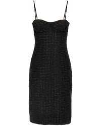 ROTATE BIRGER CHRISTENSEN - Rotar Birger Christensen Bouclé Midi Vestido - Lyst