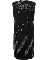 Prada - Velvet Dress - Lyst