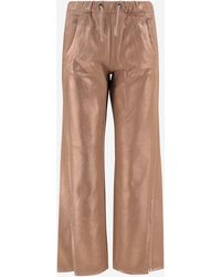 DON'T @ ME - Cotton Pants With Drawstring - Lyst