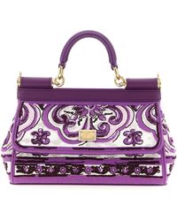 Dolce & Gabbana - 'Sizilien' kleine Handtasche - Lyst