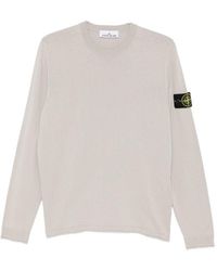 Stone Island - Cotton Crewneck Sweater - Lyst