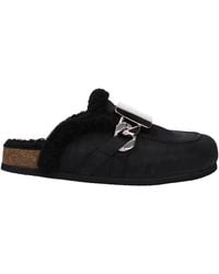 JW Anderson - JW Anderson Pantoffeln und Hufe Männer Wildleder schwarz - Lyst