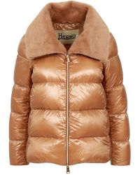 Herno - Abrigos Camel - Lyst