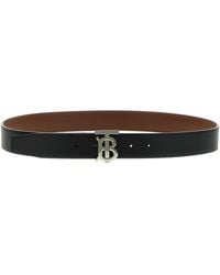 Burberry - 'Tb' Reversible Belt - Lyst